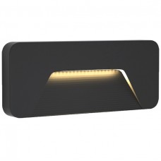 Φωτιστικό Επίτοιχο LED 3W 230V 180lm CCT Polycarbonate Ανθρακί IP65 Kentucky